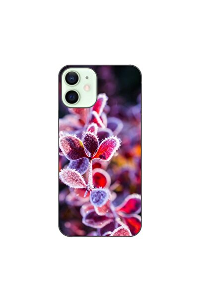 OEM Husa compatibila cu Apple iPhone 12 Mini Silicon Gel Tpu Model Flori Ingh...