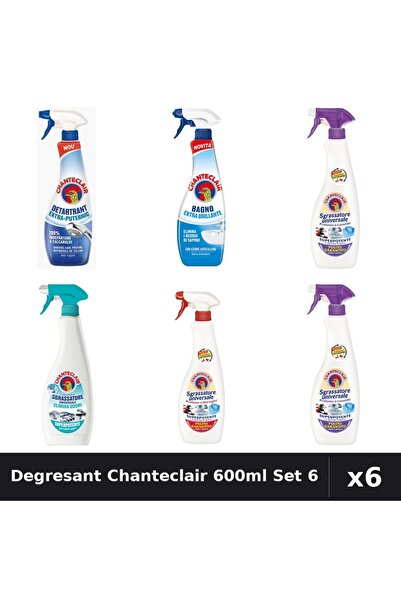Chanteclair Set 6 Degresant Universal 600-625ml - Anti-Miros, Lavanda, Marsil...