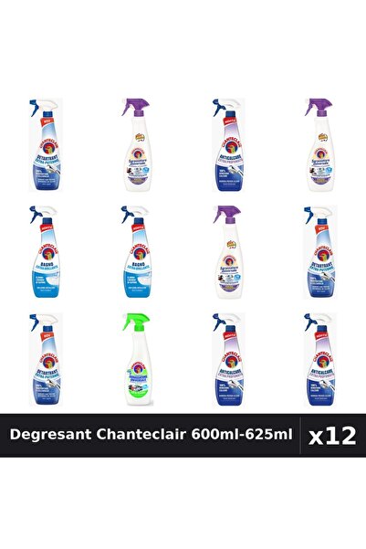 Chanteclair Set 12 Degresant Universal 600ml-625ml - Lavanda, Lămâie, Anticalcar