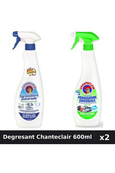 Chanteclair Set 2 Degresant Universal 600ml - Bicarbonat, Lămâie - Curățenie