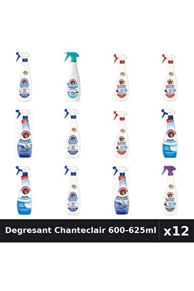 Chanteclair Set 12 Degresant Universal 600-625ml - Bicarbonat, Marsilia, Anti...