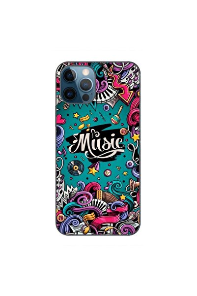 OEM Калъф, съвместим с Apple iPhone 12 Pro Max, силиконов гел TPU, с шарка По...