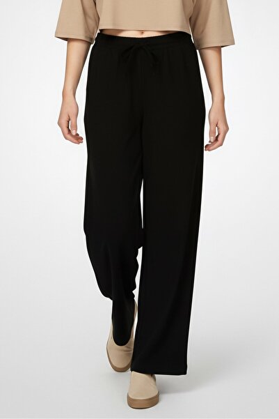 Don't Call Me Jennyfer Women Regular Fit Solid Palazzo Pants, Black