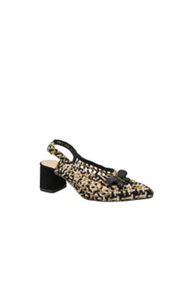 Kordel Elegant braided shoes made of multicolored leather KOR 2834