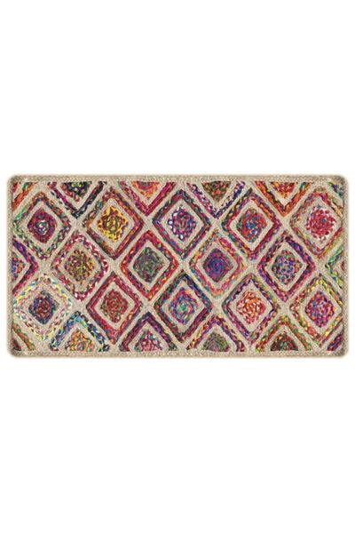 vidaxl Covor lavabil, multicolor, 80 x 150 cm