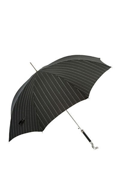 PASOTTI Cobra Siyah Çizgili Unisex Şemsiye
