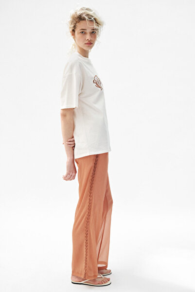 H&M Boncuklu Pull-on Pantolon