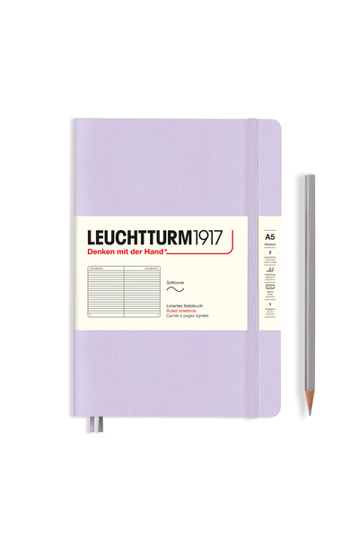 Leuchtturm Тетрадка А5 Диктанто с гъвкава корица, лилава