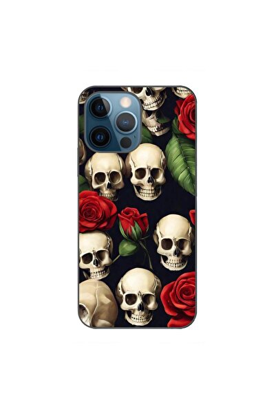 OEM Husa compatibila cu Apple iPhone 12 Pro Silicon Gel Tpu Model Skulls and ...