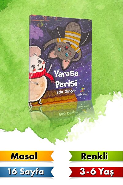 Harika Çocuk Yayınları Bat Fairy Tale Book |   Colorful Illustrated Story Boo...