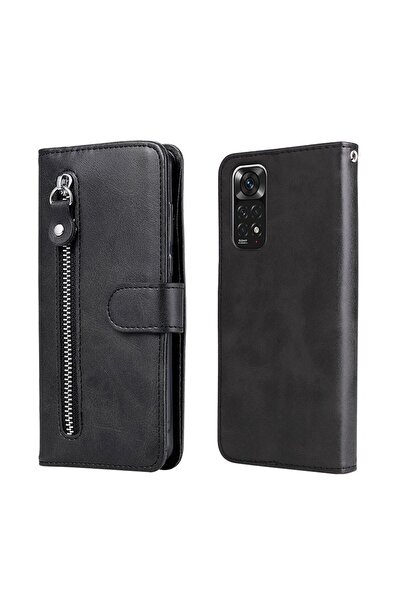 sscase Zipper Θήκη Πορτοφόλι Black (Xiaomi Redmi Note 11/Note 11s)