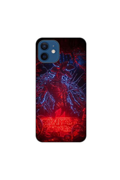OEM Θήκη συμβατή με Apple iPhone 12, από σιλικόνη gel TPU, μοντέλο Stranger T...