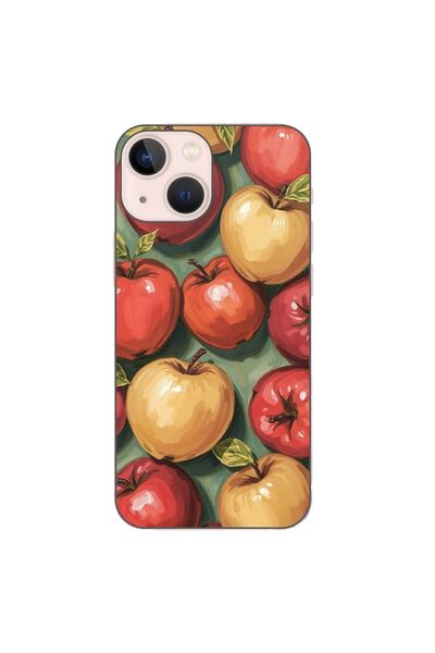 OEM Husa compatibila cu Apple iPhone 13 Mini Silicon Gel Tpu Model Painted co...
