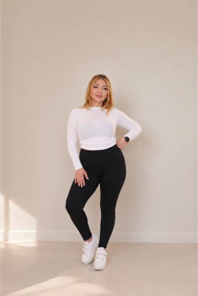 önerS Women's Plus Size Battal Recovery High Waist Premium Fabric Leggings