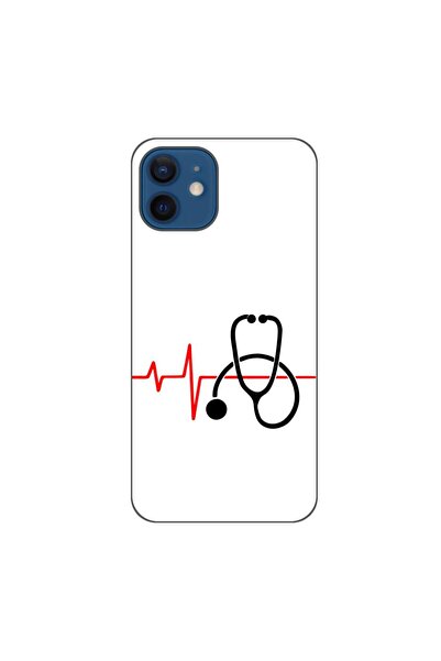 OEM Husa compatibila cu Apple iPhone 12 Silicon Gel Tpu Model Puls Doctor