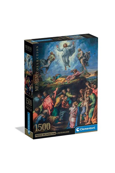 CLEMENTONI Παζλ Museum Collection Raphael: Η μεταμόρφωση 1500 τμχ - Compact Box