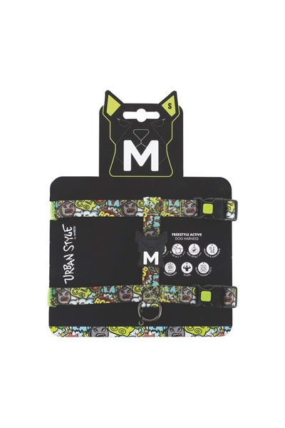 M-PETS Urban Style Multicolor Active Dog Chest Harness (S)