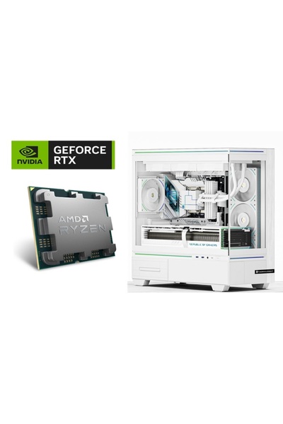 Other جهاز كمبيوتر للألعاب مع معالج AMD Ryzen 5 7600، لوحة أم ASUS A620M، بطا...