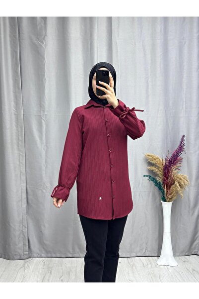 moda acar Tunic with Ribbed Detail
