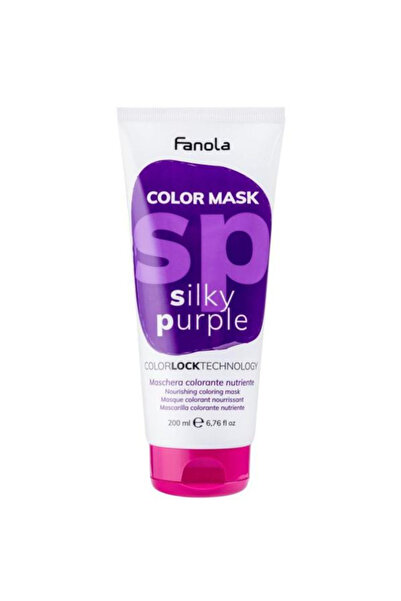 Fanola Masca Coloranta - Color Mask Silky Purple, 200 ml