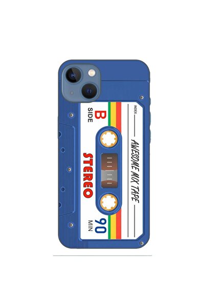 OEM Husa compatibila cu Apple iPhone 13 Silicon Gel Tpu Model Caseta Vintage ...