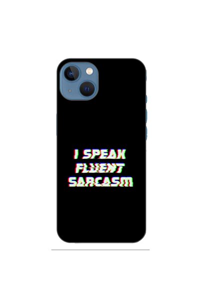 OEM Husa compatibila cu Apple iPhone 13 Silicon Gel Tpu Model Sarcasm