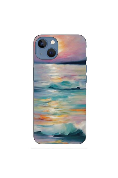 OEM Θήκη συμβατή με Apple iPhone 13 από σιλικόνη gel TPU με σχέδιο ακουαρέλας...