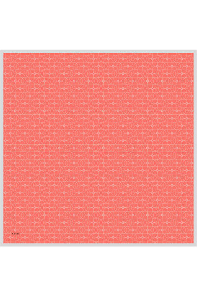 Aker Salmon 90X90 Silk Twill Scarf