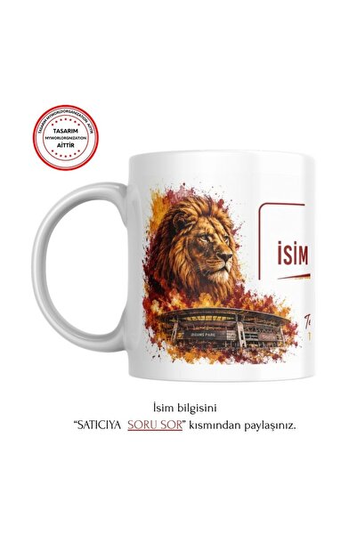 MyWorldorganization Kişiye özel Galatasaray taraftar bardağı, baskılı kupa ba...