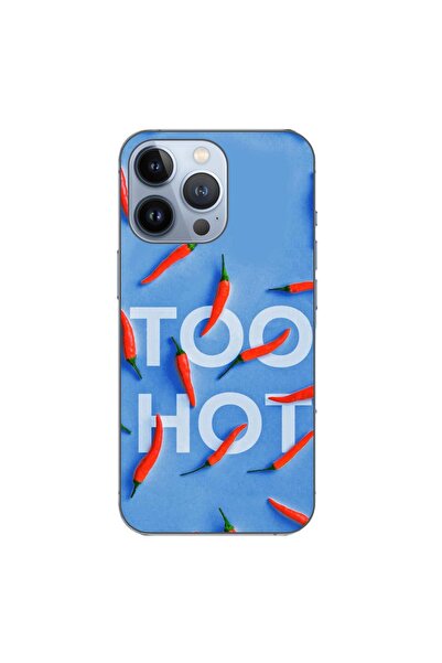 OEM Husa compatibila cu Apple iPhone 13 Pro Silicon Gel Tpu Model Mesaj Too Hot