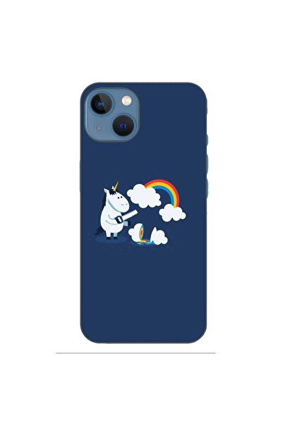 OEM Θήκη συμβατή με Apple iPhone 13 από σιλικόνη gel TPU με σχέδιο Μονόκερος ...