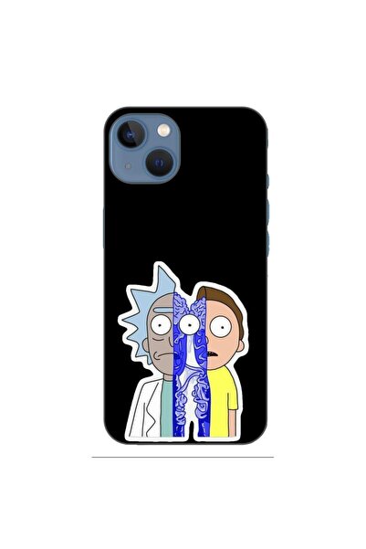 OEM Husa compatibila cu Apple iPhone 13 Silicon Gel Tpu Model Rick And Morty ...