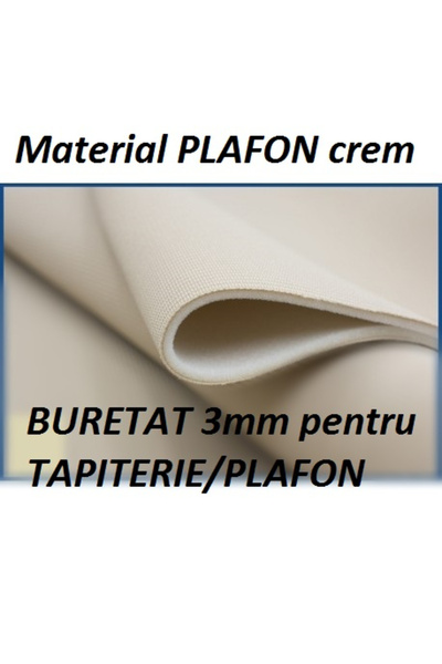 Malex Tapiterie Import Material textil pentru tapițerie plafon auto CREAM (BE...