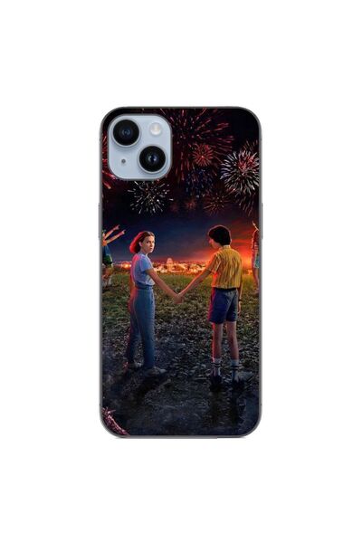 OEM Husa compatibila cu Apple iPhone 14 Plus Silicon Gel Tpu Model Stranger T...