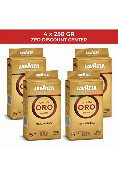 LavAzza Cafea măcinată 100% Arabica Calitate Aurie, Prăjire Medie, Pachet de ...