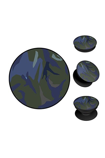 Sonique Pop Holder Camouflage Army Series Μπλε 01