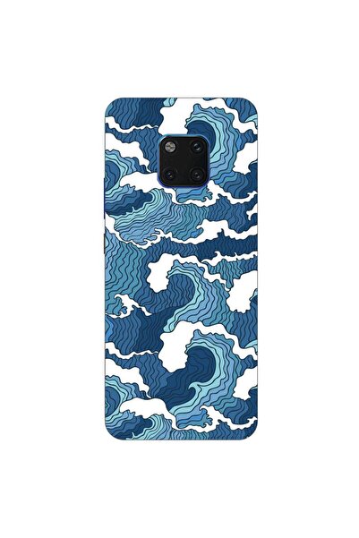 OEM Husa compatibila cu Huawei Mate 20 Pro Silicon Gel Tpu Model Crazy Waves