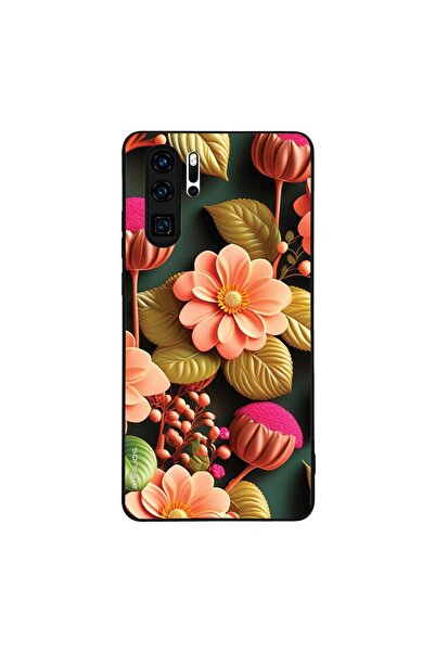 Sonique Θήκη 3D Flower Series για Huawei P30 Pro Σομόν