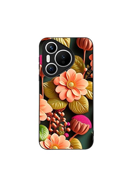 Sonique Θήκη 3D Flower Series για Huawei Pura 70 Σομόν
