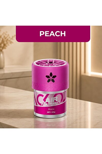 Auto Family FZE PEACH Car Air Freshener 180g – Long Lasting Gel for Car, Home & Office, Odor Eliminator, Premium Fragrance