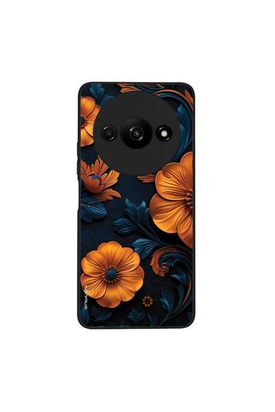 Sonique Θήκη 3D Flower Series για Xiaomi Redmi A3 / Redmi A3x Πορτοκαλί 01