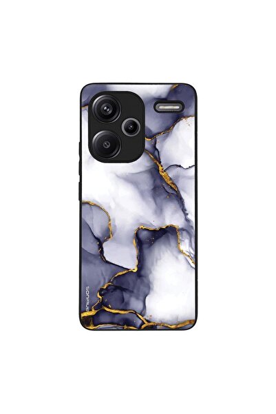 Sonique Θήκη Marble Series για Xiaomi Redmi Note 13 Pro Plus 5G Μωβ Γκρι