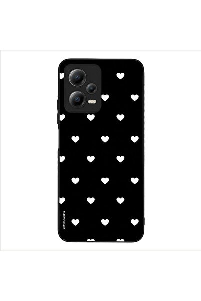 Sonique Θήκη Heart Series για Xiaomi Redmi Note 12 5G / Poco X5 5G Μαύρο 02