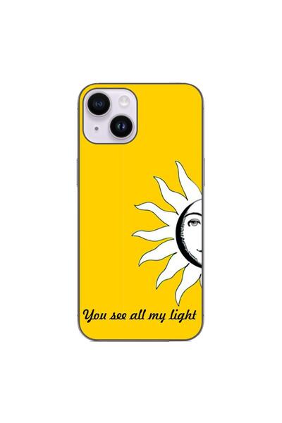 OEM Husa compatibila cu Apple iPhone 14 Silicon Gel Tpu Model Cupluri Soarele