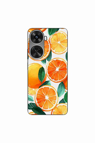 OEM Case compatible with Huawei Nova 12 SE Silicon Gel Tpu Model Oranges