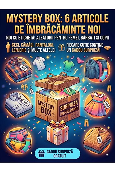 Premium Cutie Cadou Premium_Haine Noi cu Etichetă - 6 Articole Vestimentare (...