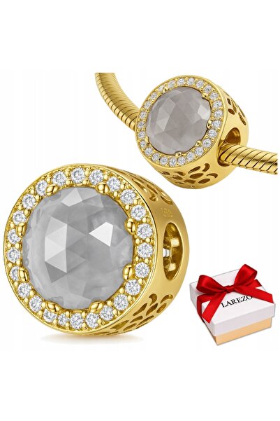 Larezo Pandantiv tip charm pentru brățări modulare, argint 925, model diamant...