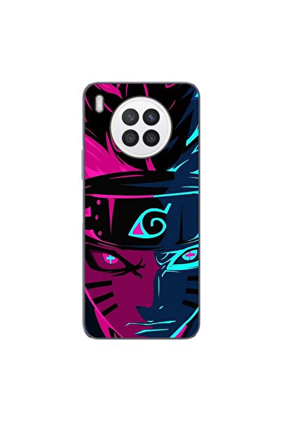 OEM Husa compatibila cu Huawei Nova 8i Silicon Gel Tpu Model Naruto Purple Sa...