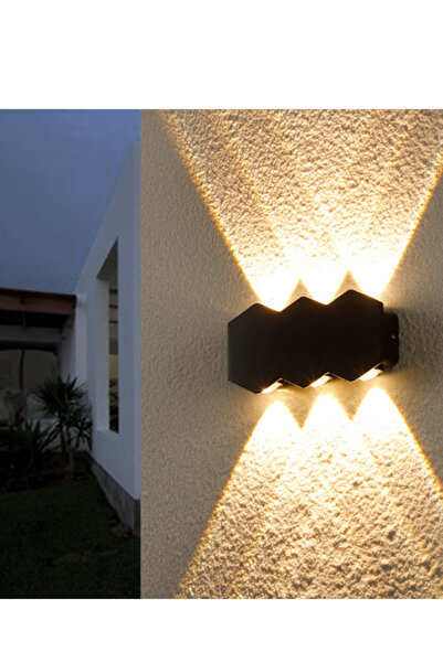 janalightings Aplic Sur Angles - Black Frame with 6 Lenses