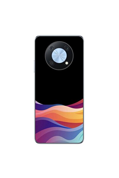 OEM Θήκη συμβατή με Huawei Nova Y90 Σιλικόνης Gel TPU Σχέδιο Νέον Κύματα